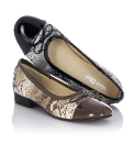 Van Dal Snake Print Pumps