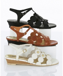 Van Dal Contrast Circle Detail Sandals