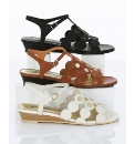 Van Dal Contrast Circle Detail Sandals