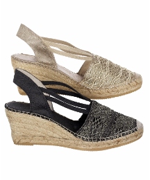 HB Shoes Lace Trim Espadrilles