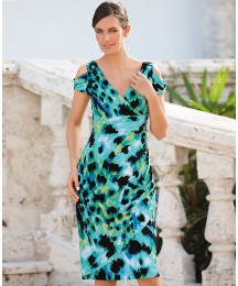 Michaela Louisa Printed Jersey Dress