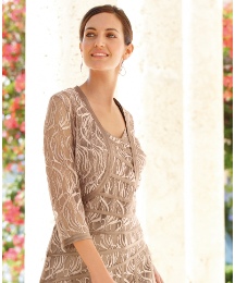 Chesca Lace Jacket With Tape Trim Detail
