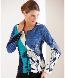 Frank Lyman Tiered Butterfly Jacket