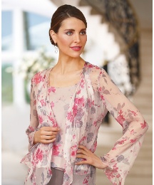Chesca Silk Chiffon Camisole