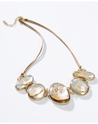 Mint Faux Quartz Necklace