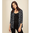 Frank Lyman Wave Stripe Jersey Jacket