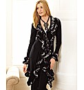 Joseph Ribkoff Faux Fur Trim Jacket