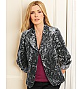 Gray & Osbourn Crushed Velvet Jacket