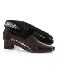 Gray and Osbourn Snake Court Shoes