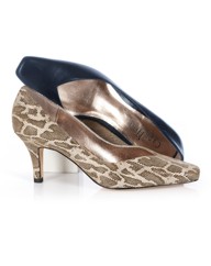 Capollini Leather Court Shoes