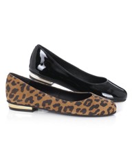 Riva Pump With Metal Heel Trim