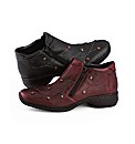 Rieker Embroidered Ankle Boots
