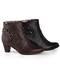 Van Dal Double Buckle Ankle Boots