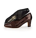 Van Dal Mock Croc Patent Court Shoes