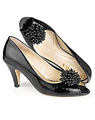 Van Dal Detachable Beaded Trim Peep Toes