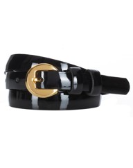 Stephen Collins Skinny Patent Belt