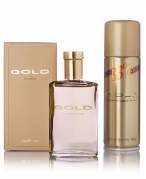Gold Mens Aftershave Set