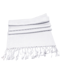 Petal Dolls White Pashmina Scarf