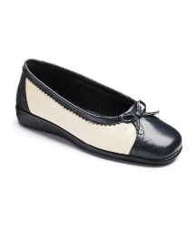 Sof2Wear Slip-on Bow Shoes E Fit