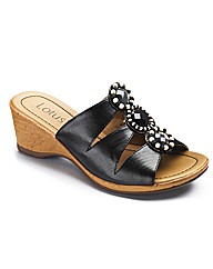 Lotus Wedge Mules EEEEE Fit
