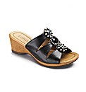 Lotus Wedge Mules EEEEE Fit