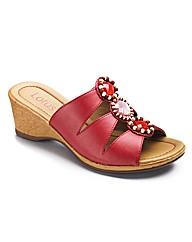 Lotus Wedge Mules E Fit