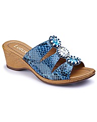 Lotus Wedge Mules E Fit
