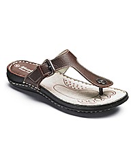 Cushion Walk Toe-Post Mules EEE Fit