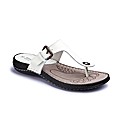 Cushion Walk Toe-Post Mules E Fit