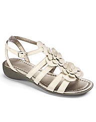 Easystep Flower Detail Sandals EEE Fit