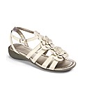 Easystep Flower Detail Sandals EEE Fit