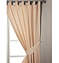Lined Tab Top Plain Dyed Curtains