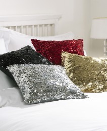 Glitzy Sequin Filled Cushion