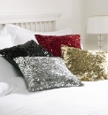 Glitzy Sequin Filled Cushion
