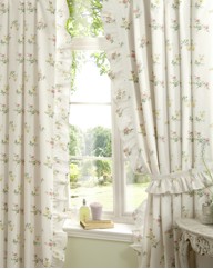 Rosalyn Unlined Curtains & Tie Back