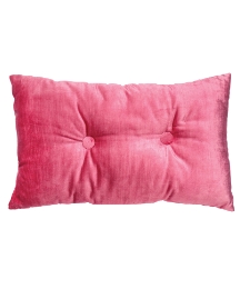 Velvet Button Filled Cushion