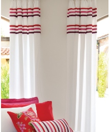 Auvergne Lined Curtains/ Tie Backs