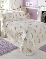 Lrg Butterfly Rose Throwover King