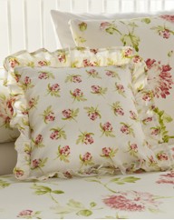 Ava Square filled Cushion By Janet Reger