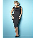 Claire Sweeney Embellished Fitted Dress
