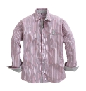 Williams & Brown Roll Up Stripe Shirt