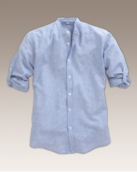 Williams & Brown Stripe Grandad Shirt