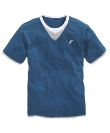 Williams & Brown V-Neck Layer Tee