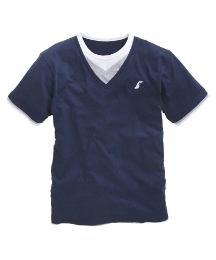 Williams & Brown V-Neck Layer Tee