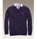 Williams & Brown Mock Insert Sweater