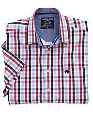 Raging Bull Short Sleeve Check Shirt