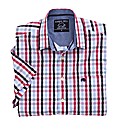 Raging Bull Short Sleeve Check Shirt
