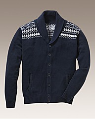 Williams & Brown Fairisle Shawl Neck