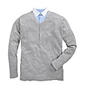 Williams & Brown Mock Insert Sweater