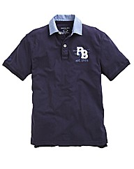 Raging Bull Chambray Collar Polo